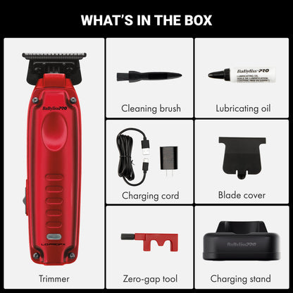 PRE ORDER NOW │ BaBylissPRO FXONE LO-PROFX High Performance Compact Trimmer - Red #FX72RD