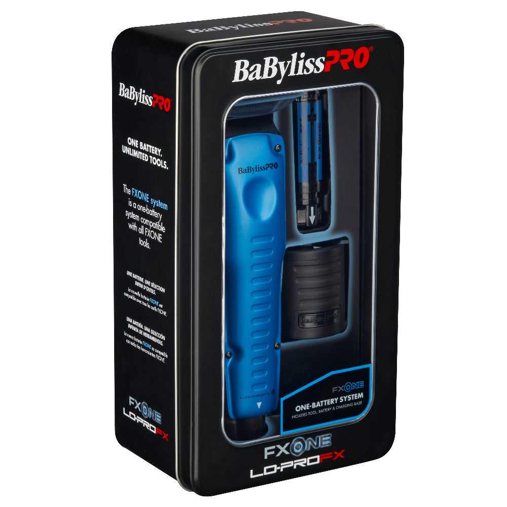 BaBylissPRO FXONE Lo-ProFX Limited Edition Black & Blue Clipper #FX829BL