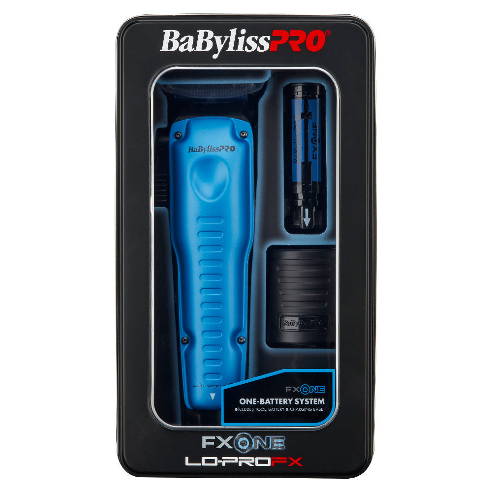 BaBylissPRO FXONE Lo-ProFX Limited Edition Black & Blue Clipper #FX829BL