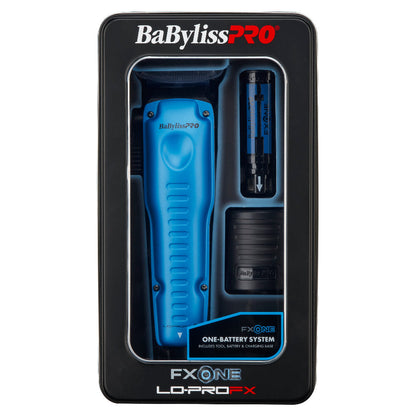 BaBylissPRO FXONE Lo-ProFX Limited Edition Black & Blue Clipper #FX829BL