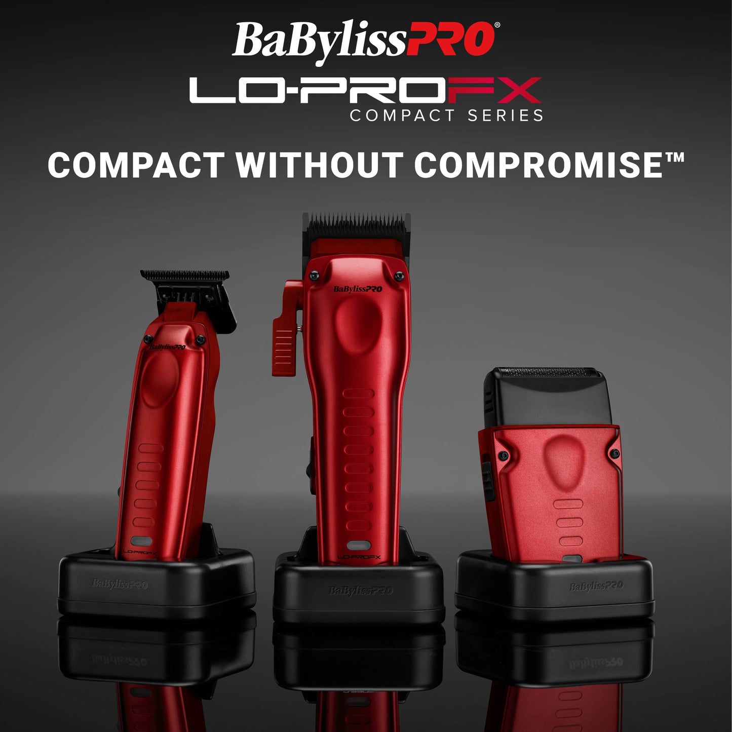 PRE ORDER NOW │ BaBylissPRO FXONE LO-PROFX High Performance Compact Clipper - Red #FX82RD