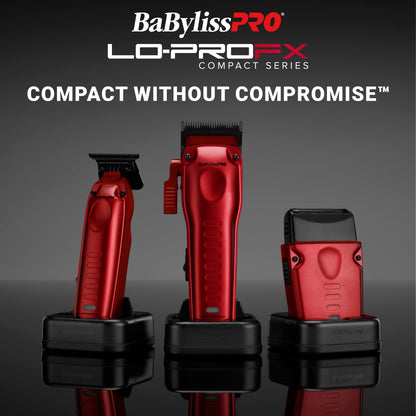 PRE ORDER NOW │ BaBylissPRO FXONE LO-PROFX High Performance Compact Shaver - Red #FXLPFS1RD