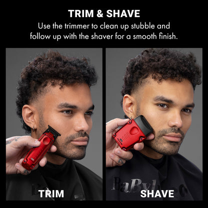 PRE ORDER NOW │ BaBylissPRO FXONE LO-PROFX High Performance Compact Shaver - Red #FXLPFS1RD