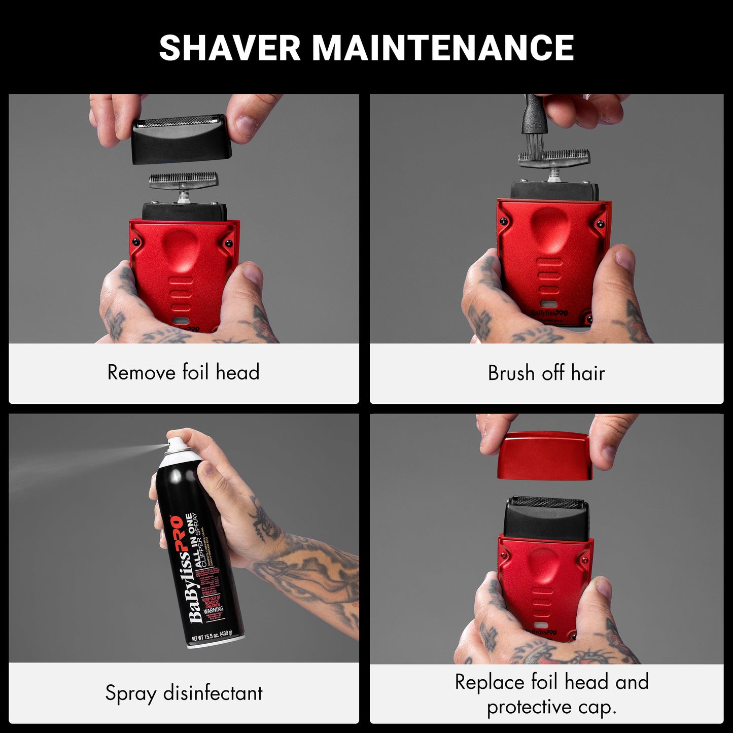 PRE ORDER NOW │ BaBylissPRO FXONE LO-PROFX High Performance Compact Shaver - Red #FXLPFS1RD