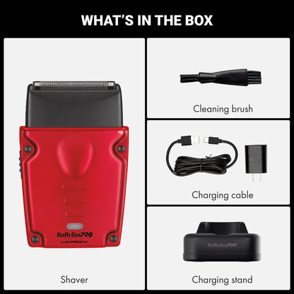 PRE ORDER NOW │ BaBylissPRO FXONE LO-PROFX High Performance Compact Shaver - Red #FXLPFS1RD
