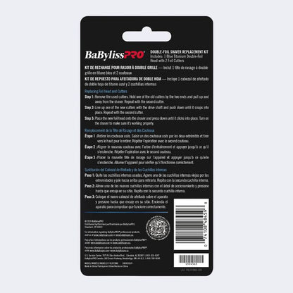 BaBylissPRO Replacement Double Foil Shaver Head (Matte Black) #FXLRF2MB