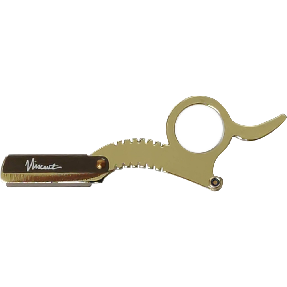 Vincent Finger Razor (Gold or Chrome) – 614 Barber Supply