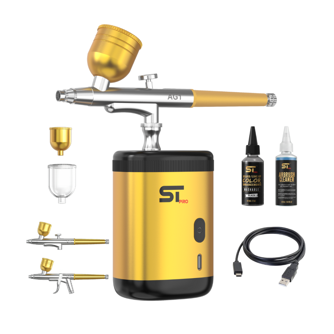 Supreme Trimmer Airbrush Gun Kit Gold
