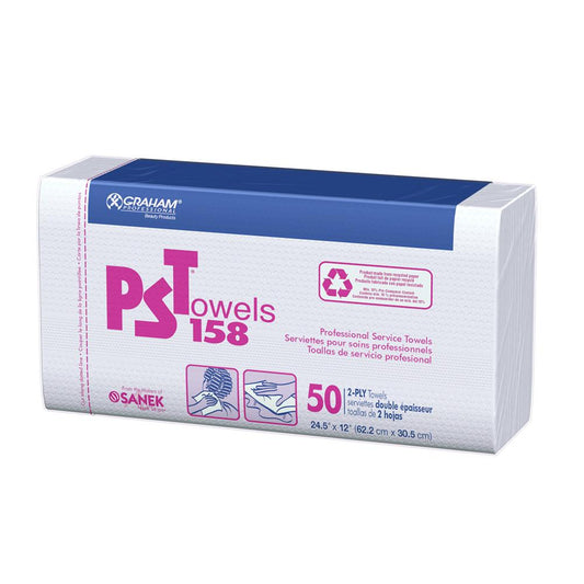 PST 158 Towels 50 Towel 10 Packs (500 Towels)