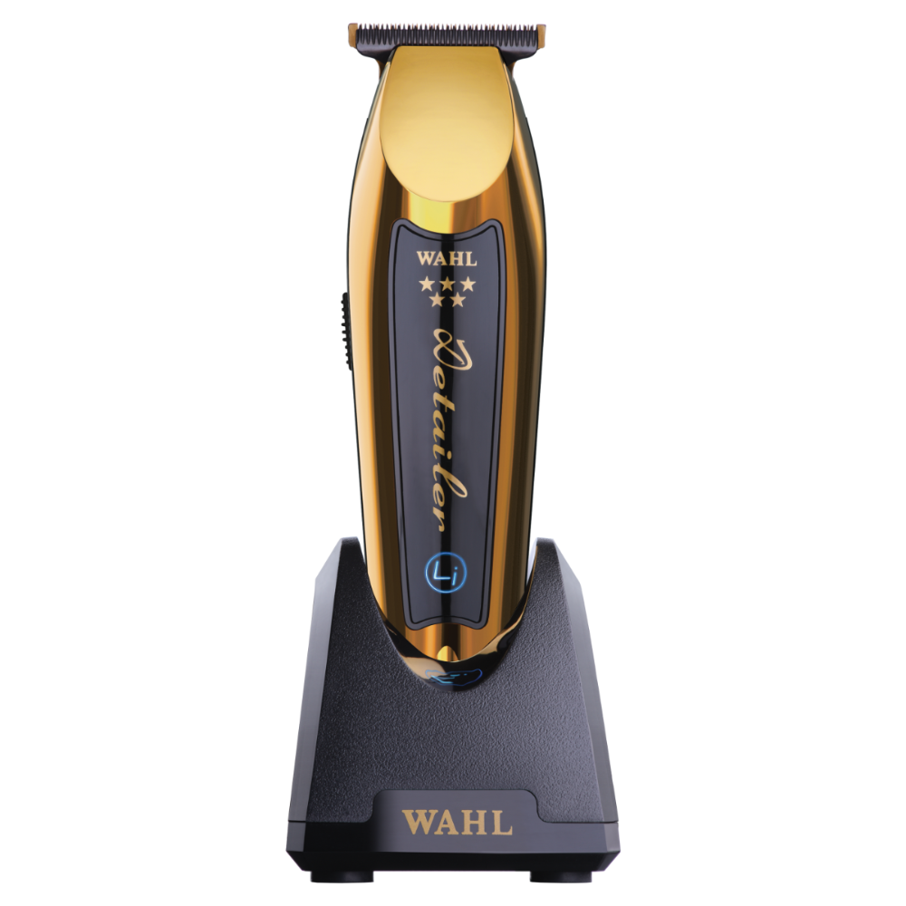 Wahl Detailer Li Gold Trimmer - With T-wide Titanium and DLC Coated Blade