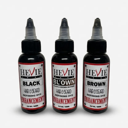Hevie Enhancement - Semi-Permanent Hair & Beard Defining Dyes