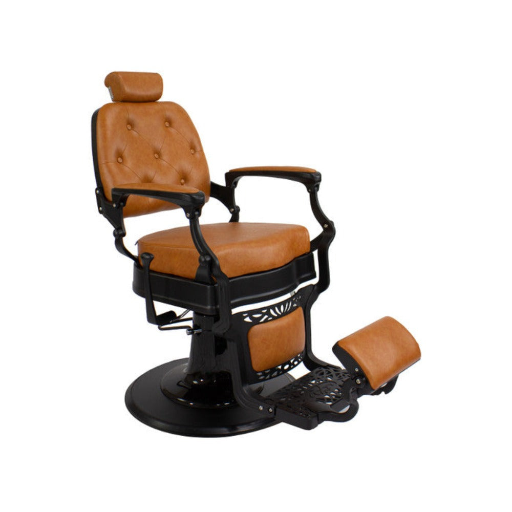 Adams Barber Chair (Black or Camel)