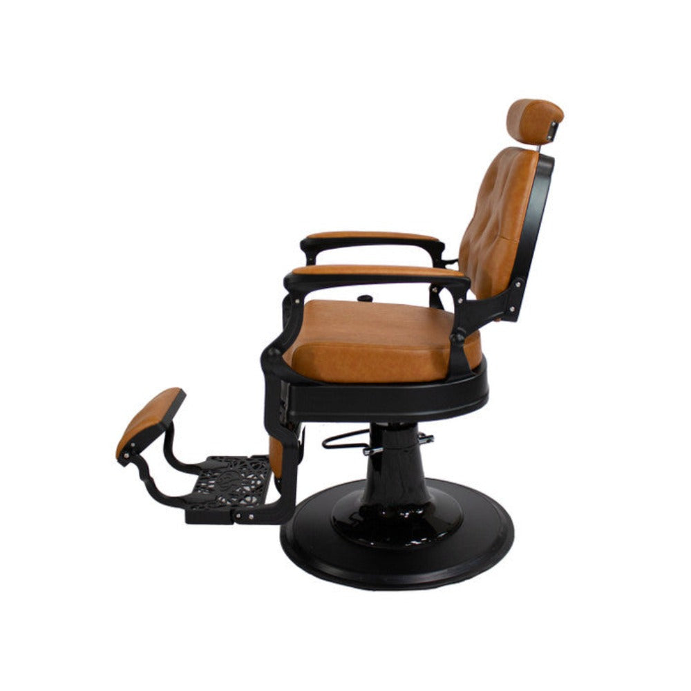 Adams Barber Chair (Black or Camel)