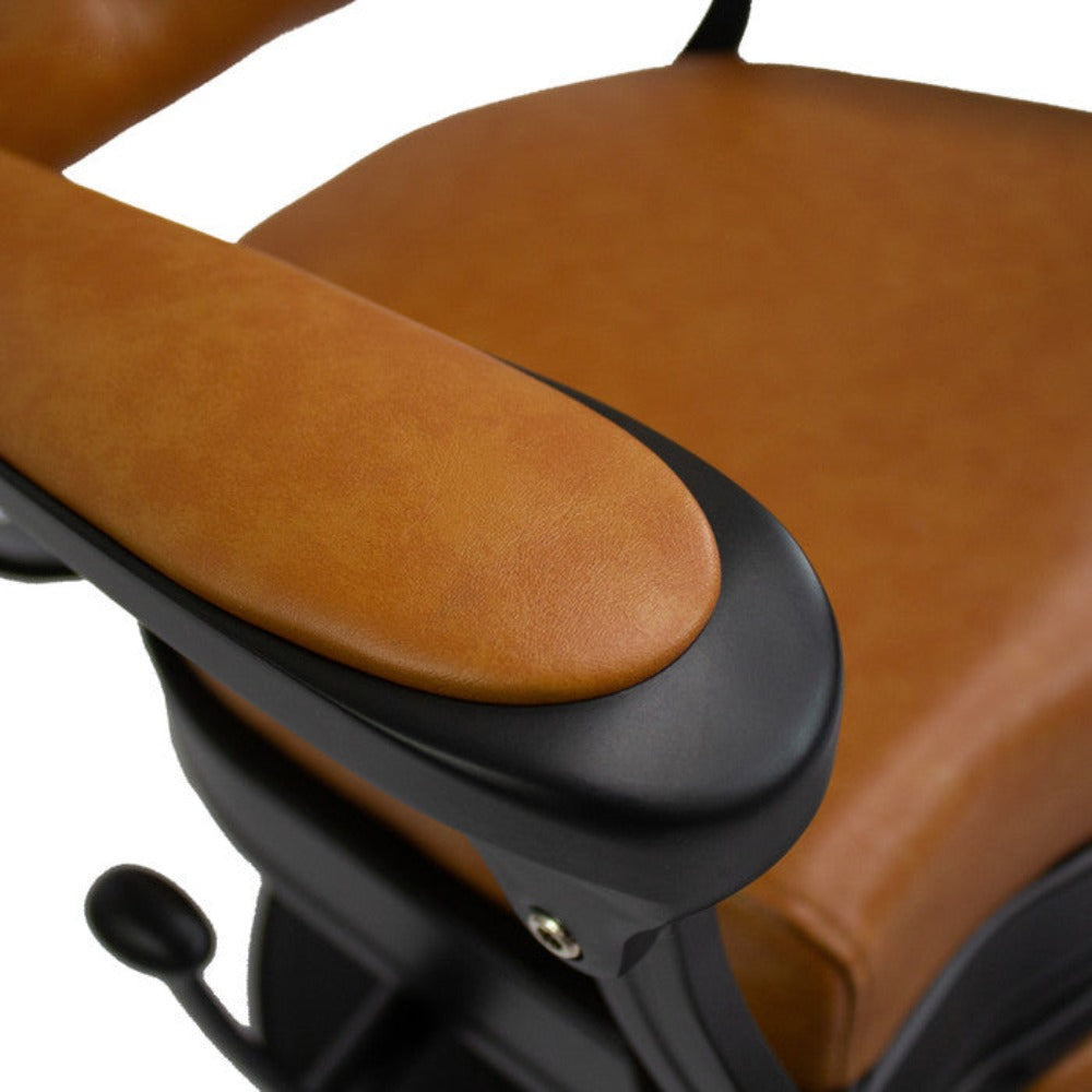 Adams Barber Chair (Black or Camel)