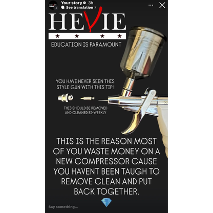 Hevie Enhancement System 4.0 Airbrush Kit