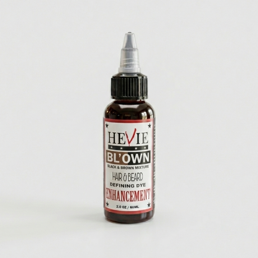 Hevie Enhancement - Semi-Permanent Hair & Beard Defining Dye BL'OWN 2 oz