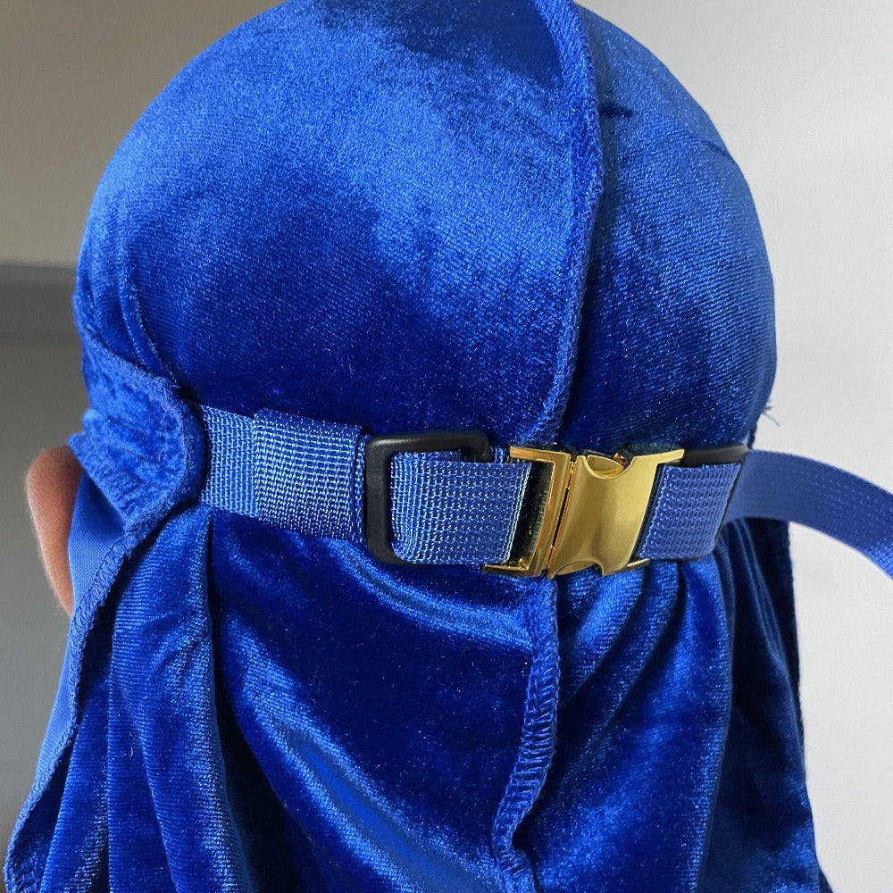 WezTeck Premium Velvet Durags Blue