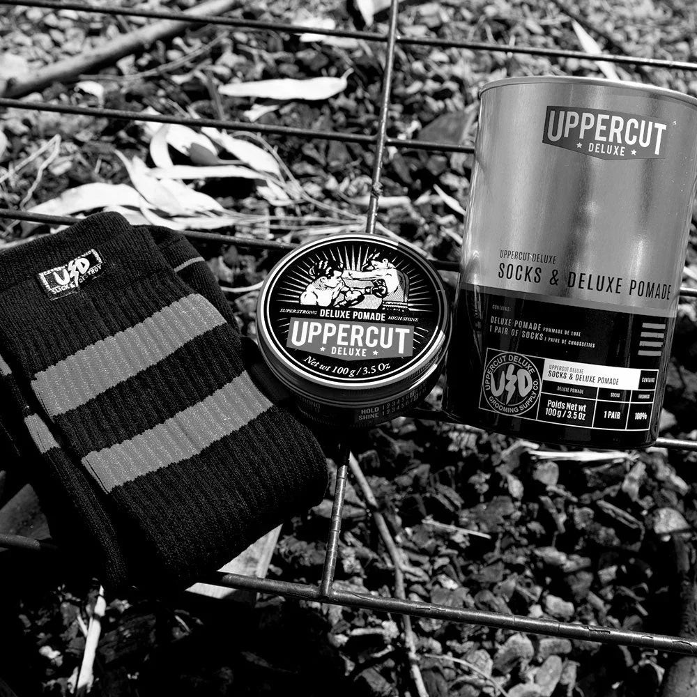 Uppercut Socks & Deluxe Pomade Gift Set