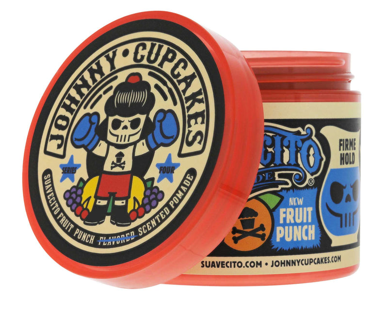 Suavecito X Johnny Cupcakes Fruit Punch Firme (Strong) Hold Pomade