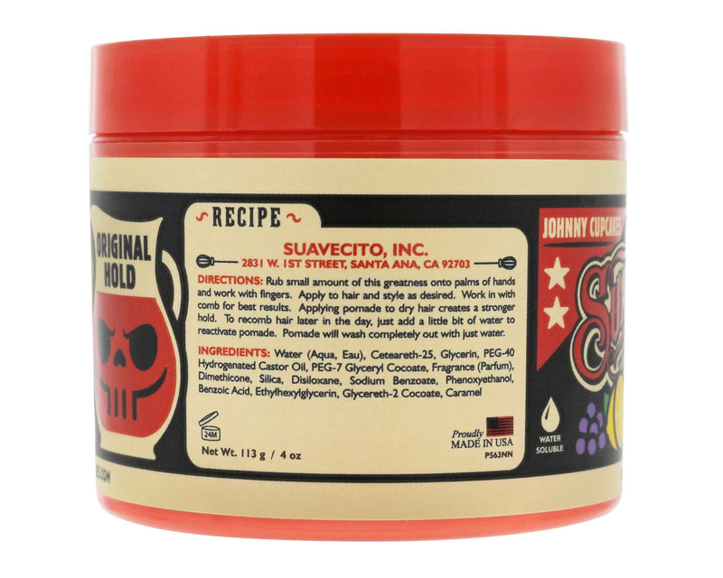 Suavecito Limited Edition Johnny Cakes Fruit Punch Original Hold Pomade