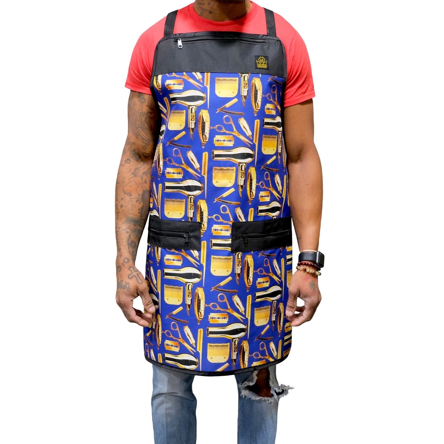 barber apron-  barber apron men- hair stylist apron- stylist  apron -aprons for barbers haircutting apron hair stylist apron unisex salon aprons coloring salon apron barber jacket haircut hairdressers barber apron for men aprons professional barber apron 