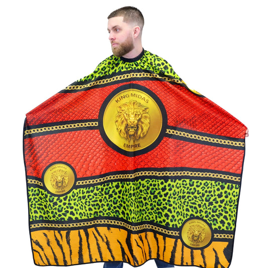 barber cape - hair cutting cape -barber capes- jungle barber cape- barber cape custom-versace barber cape- haircutting capes - cutting cape- professional hair cutting cape-king midas cape-