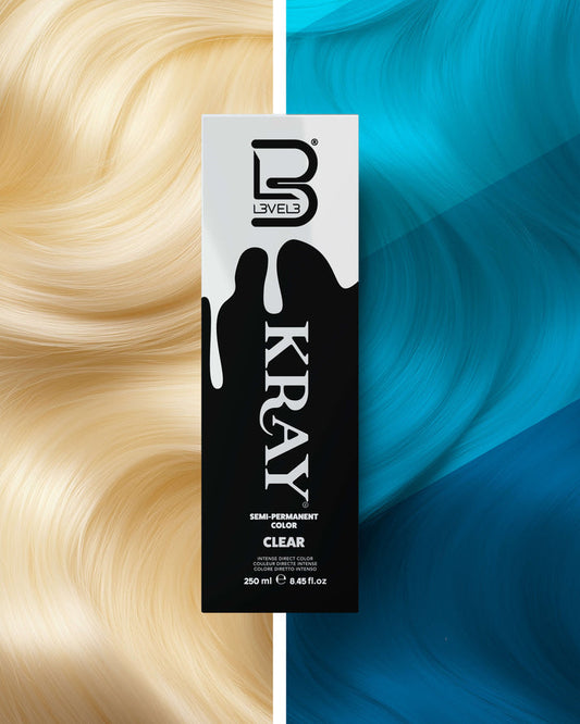 L3VEL3 KRAY Clear Semi Permanent Hair Color