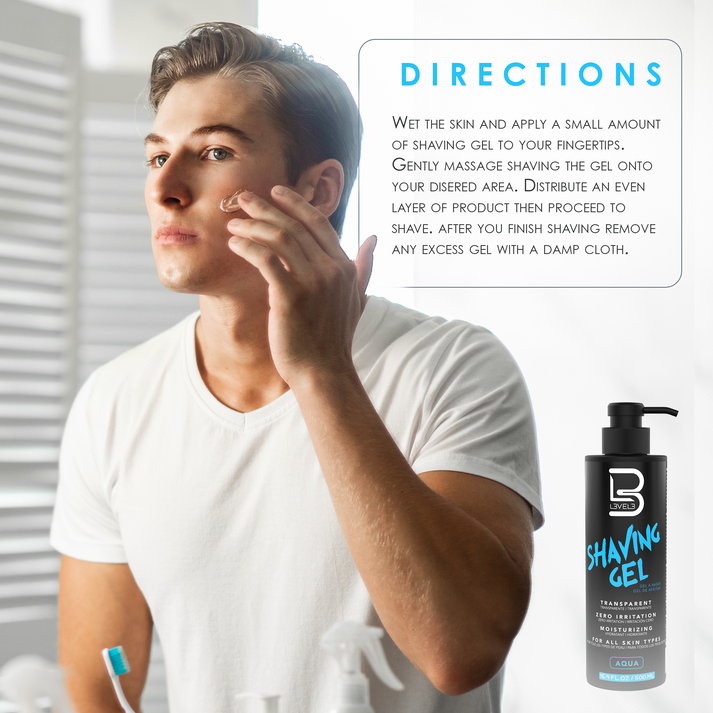 L3VEL3 Transparent Shaving Gel