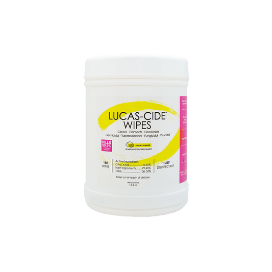 Lucas-Cide Disinfectant Wipes - 160 Count