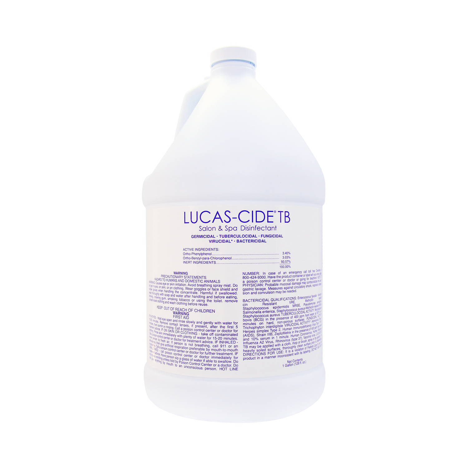 Lucas-Cide TB Concentrate Disinfectant Gallon Front