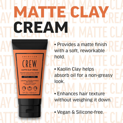 American Crew Matte Clay Cream 5.1 fl oz/ 150mL