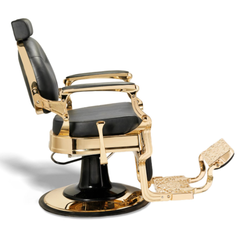 McKINLEY Barber Chair Black & Gold