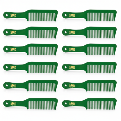 MD Flat Top Combs Green Dozen