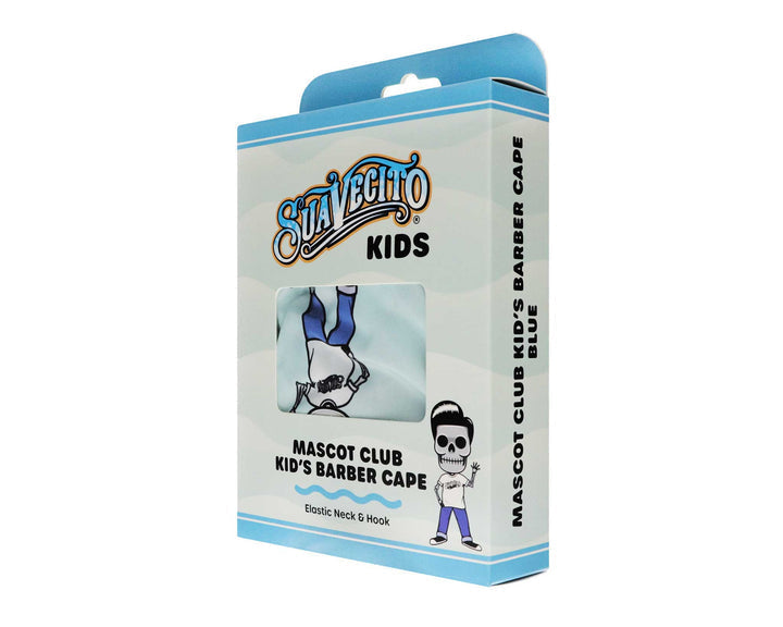 Suavecito Kid's Mascot Club Barber Cape Blue
