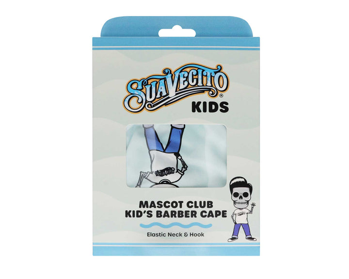 Suavecito Kid's Mascot Club Barber Cape Blue
