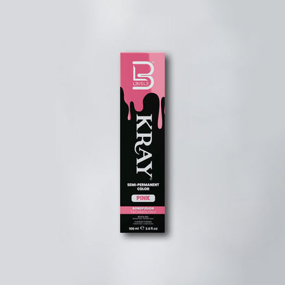 L3VEL3 KRAY Pink Semi Permanent Hair Color