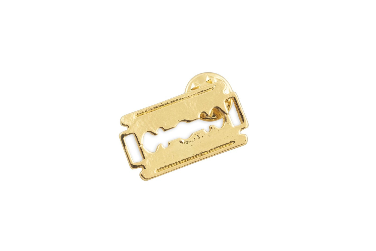 Gold Razor Blade Lapel Pin – 614 Barber Supply