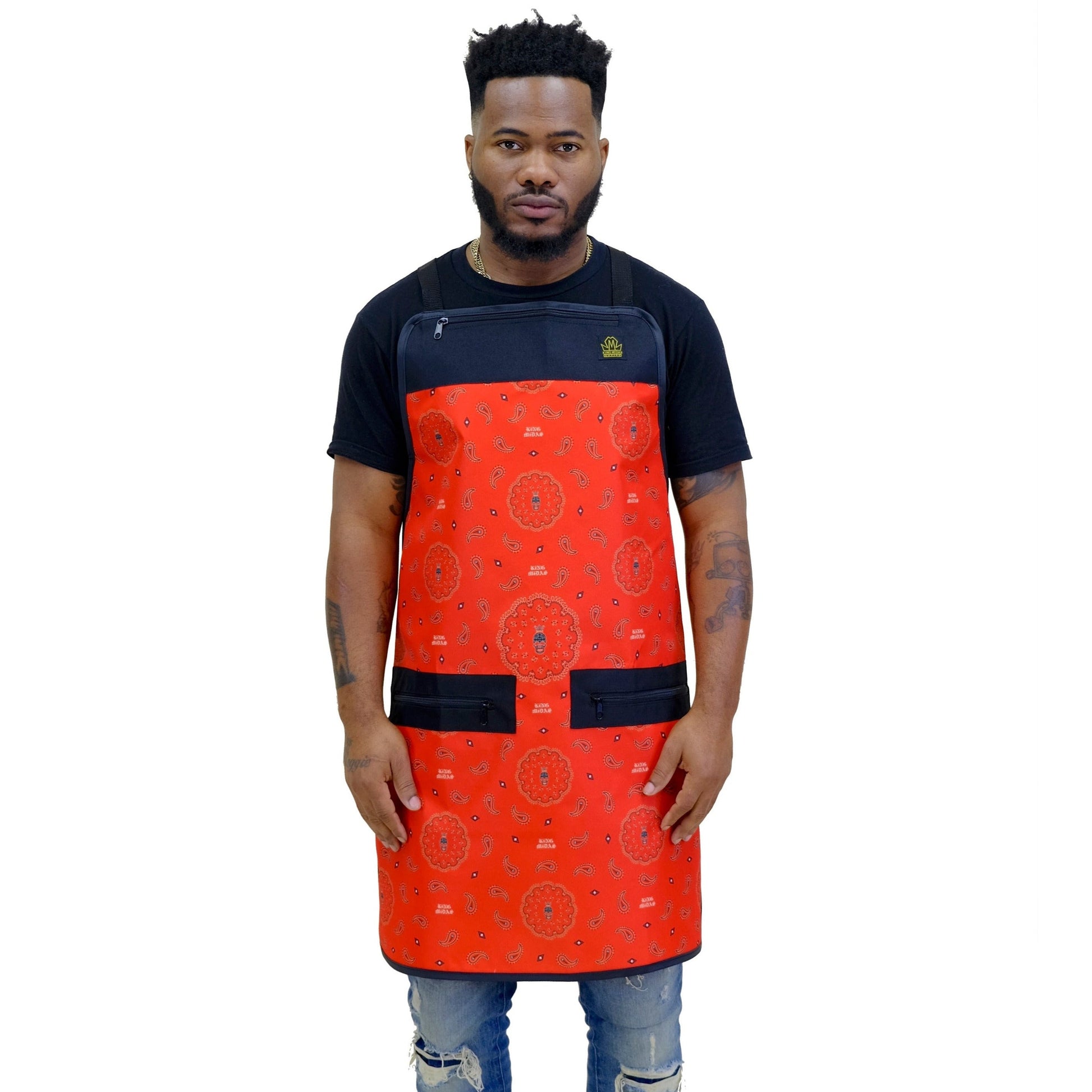 barber apron - barber aprons- barber apron for men- pron for barber - chemical proof aprons- hair cutting aprons- hair stylist apron - professional barber apron - barber strong aprons-king midas aprons -barber aprons for sale -barber apron black 