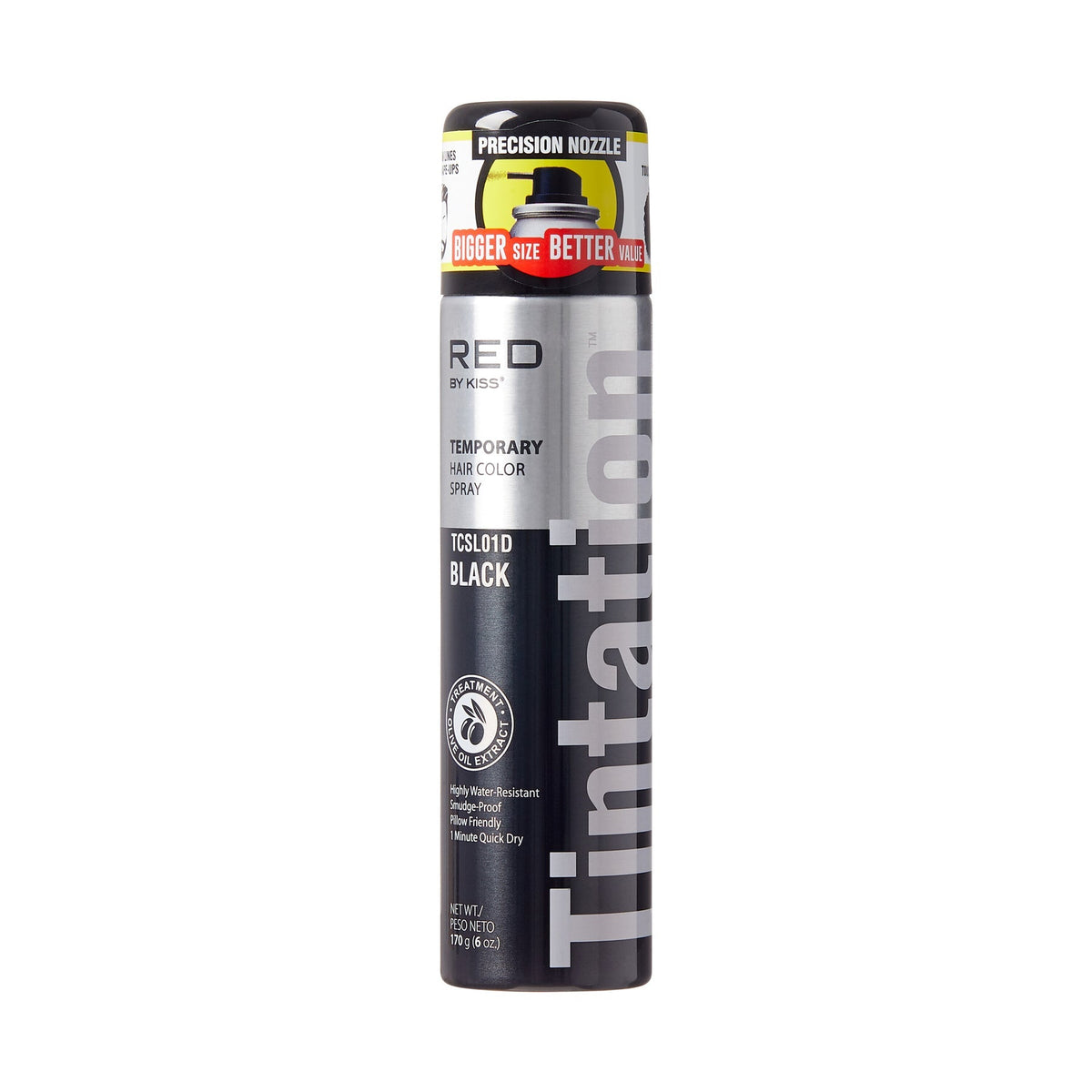 Red by Kiss Tintation Temporary Hair Color Spray 6 oz.