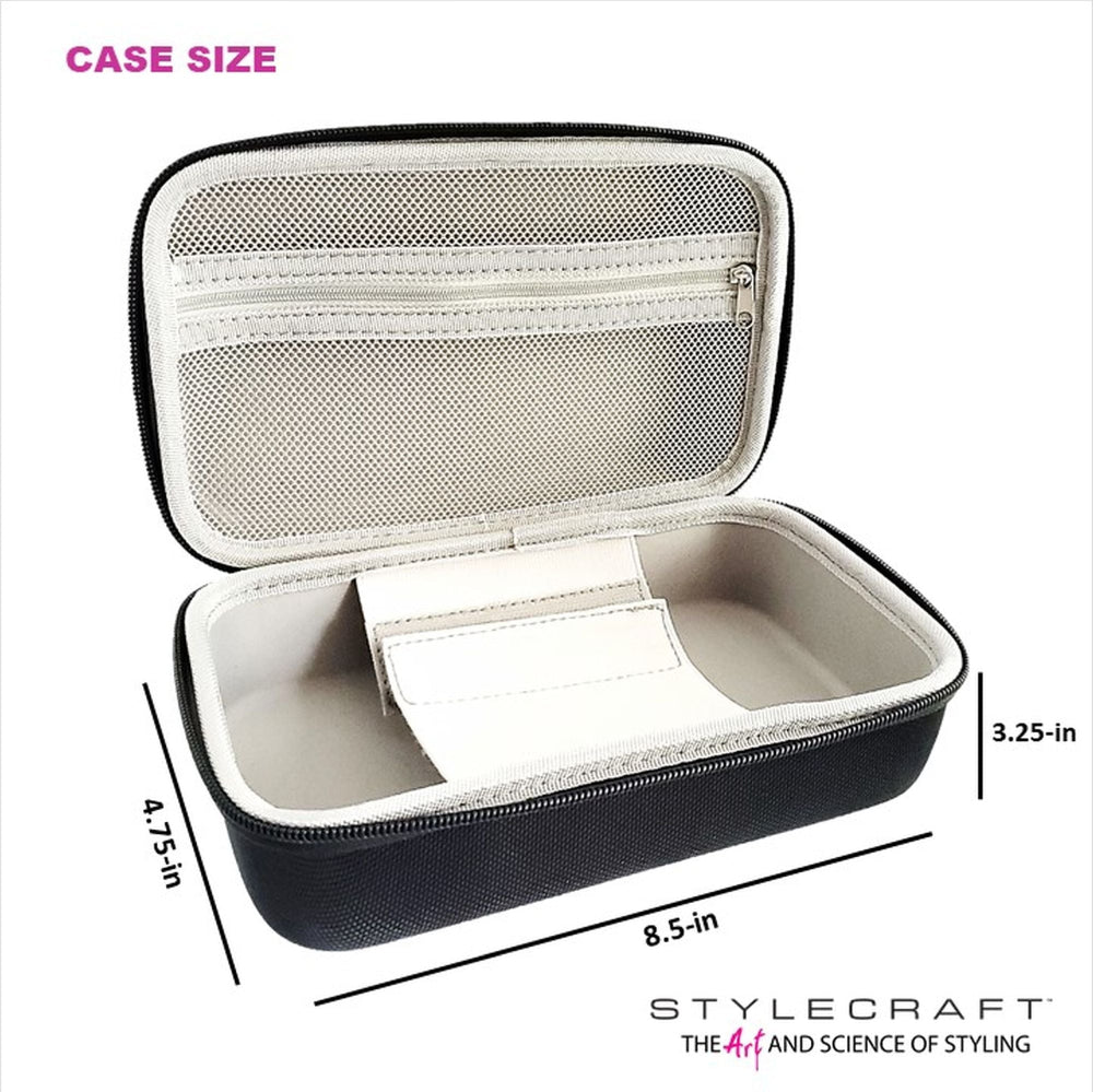 StyleCraft Compact Travel Case #SC301B - For Clippers, Trimmers & Shaver Accessories