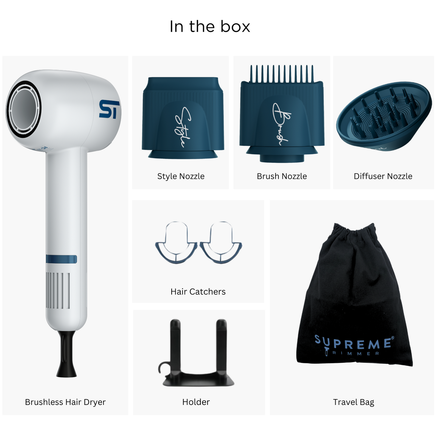 Supreme Trimmer Brushless Motor Hair Dryers