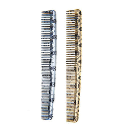 Krest Pegasus Skulleto No. 201 - 7” Styling Combs in gold and silver on white background
