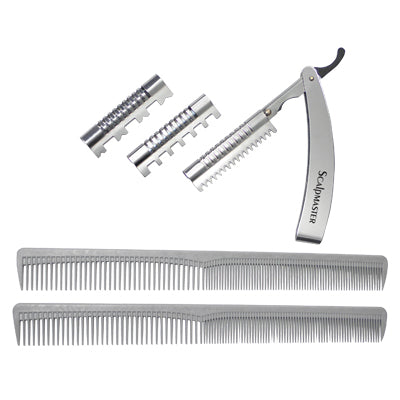 Scalpmaster Barber Hair Styling Razor Kit