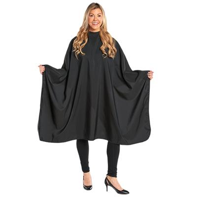 Scalpmaster Ultra Light Microfiber Styling Cape -Soft Black