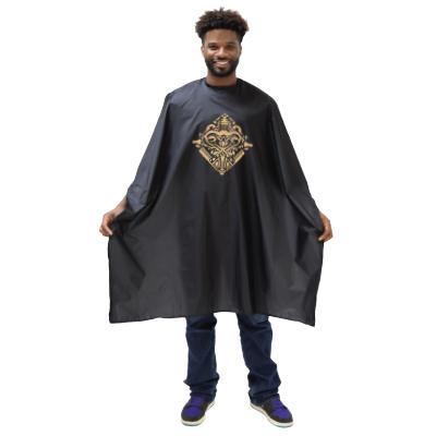 Scalpmaster Barber Cape with Metallic Gold Design