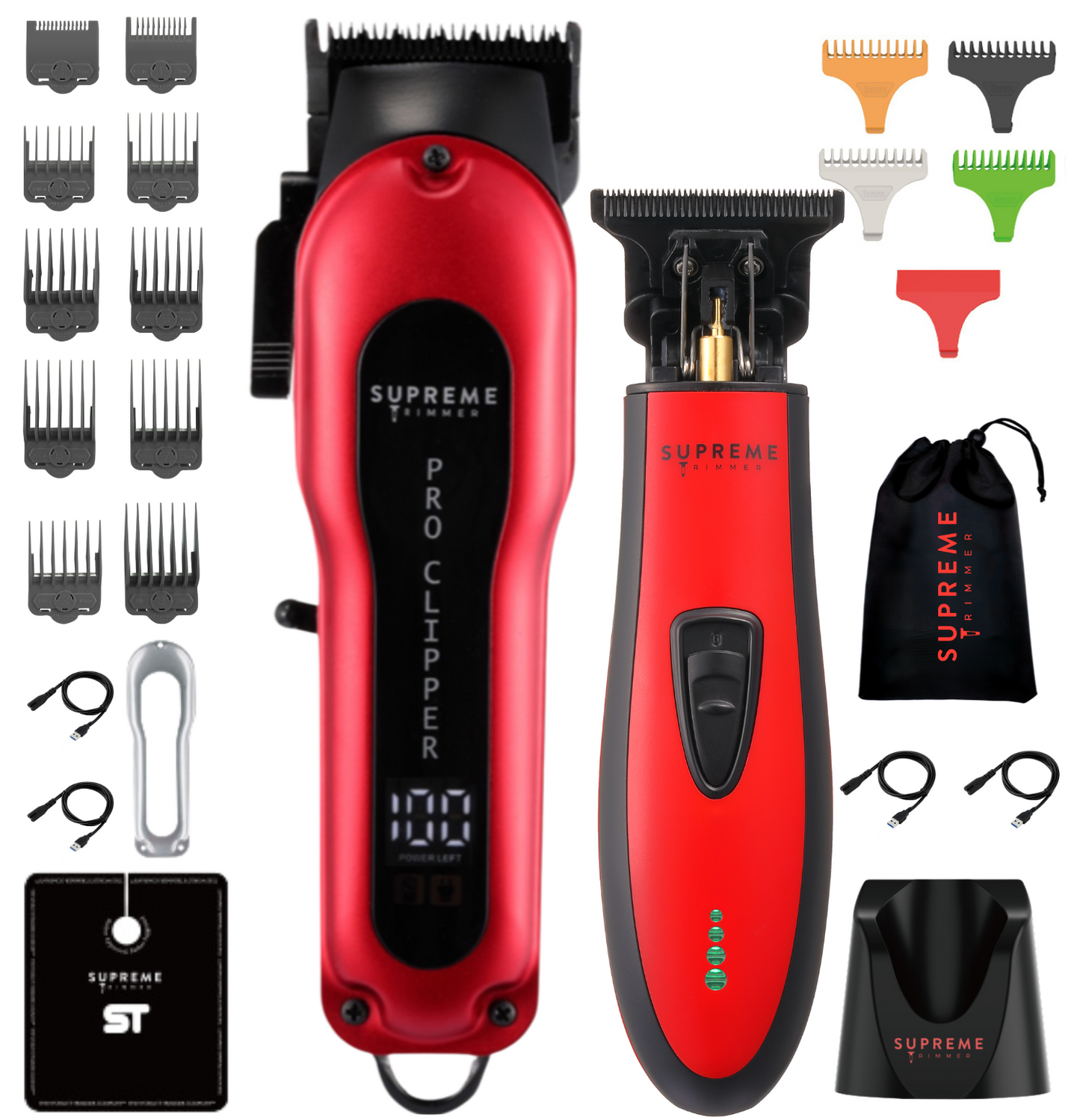 PRO CLIPPER™ & T Shaper™ Trimmer Bundle - Hair Clippers & Trimmers - Supreme Trimmer Mens Trimmer Grooming kit 