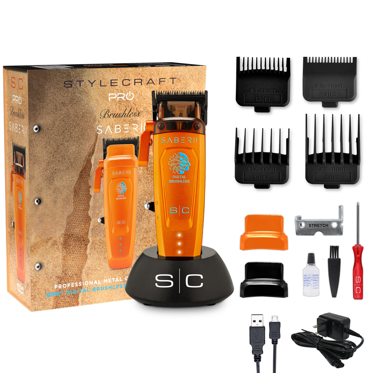 StyleCraft Saber 2 Clipper & Trimmer Bundle Sets
