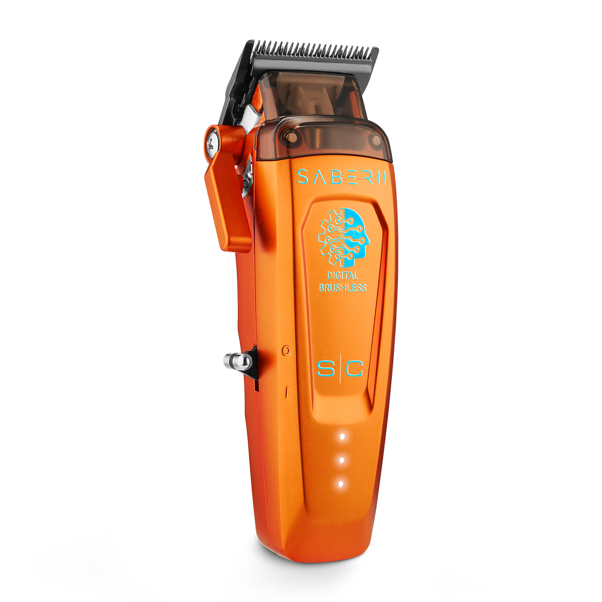 StyleCraft Saber 2 Cordless Digital Brushless Motor Clipper - Orange #SC617O