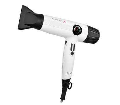 StyleCraft Instinct-X Hair Dryer - Professional Brushless Motor with Digital Display #SC105B