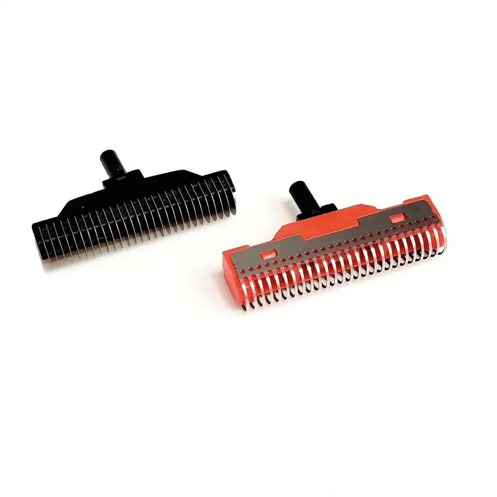 tyleCraft Replacement Set of 2 Cutters (1 Red Crunchy & 1 Black Forged) for the Uno Shaver